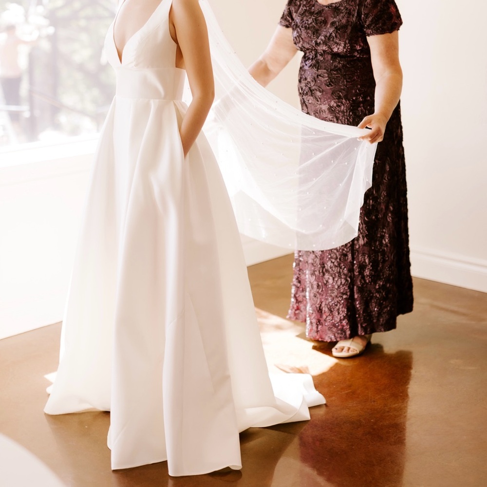 Elegant Peony Wedding Dress
